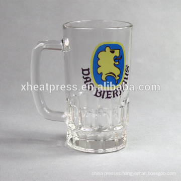 22OZ sublimation glass oktoberfest beer mug